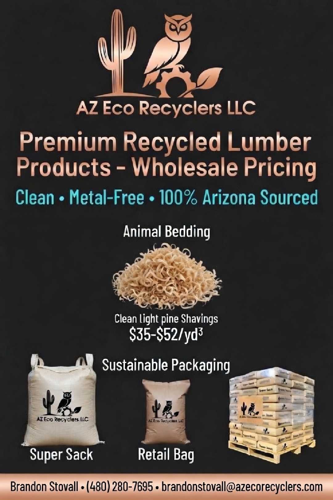 Pine Shavings Animal Bedding AZ Eco Recyclers