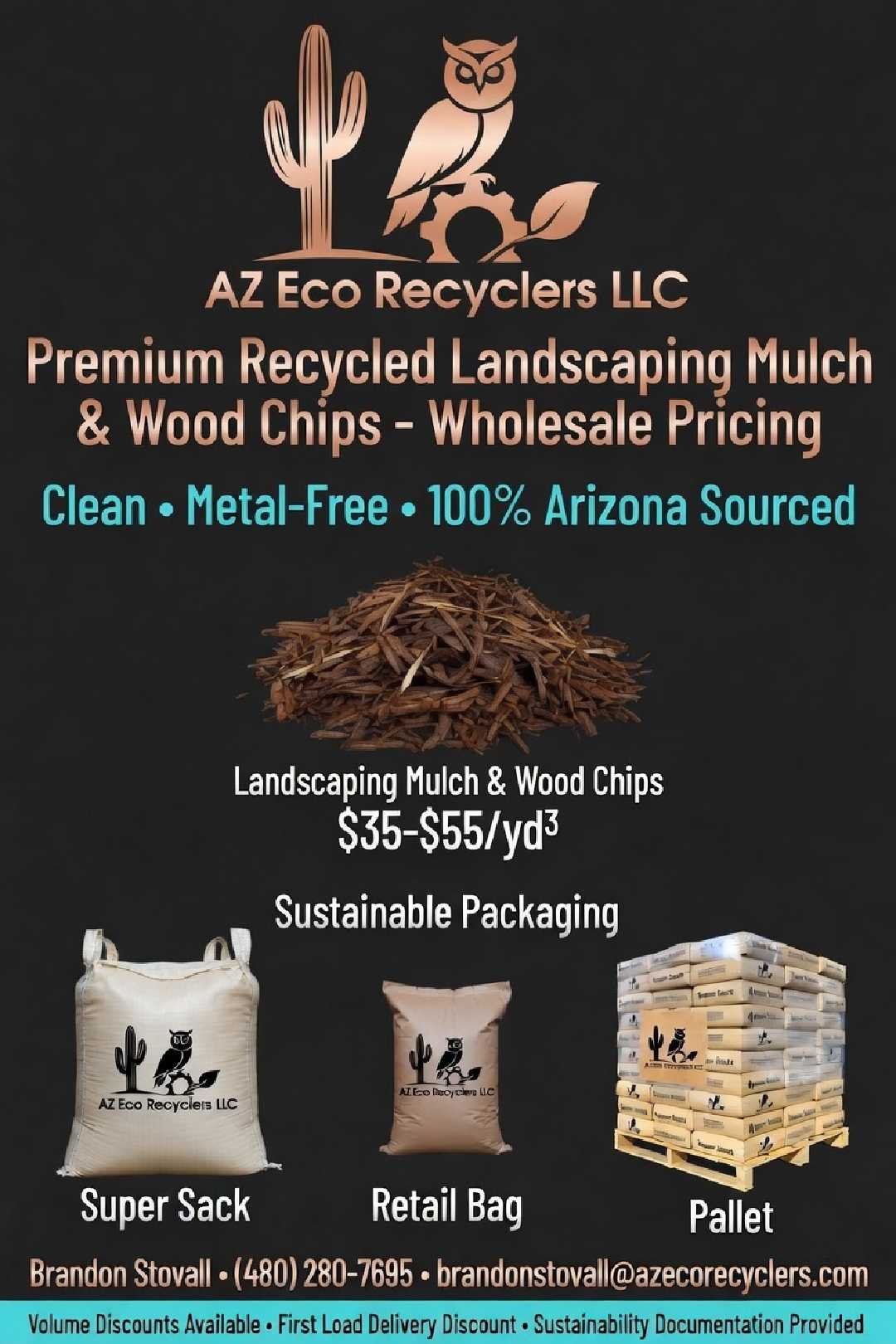 Premium Recycled Landscaping Mulch AZ Eco Recyclers